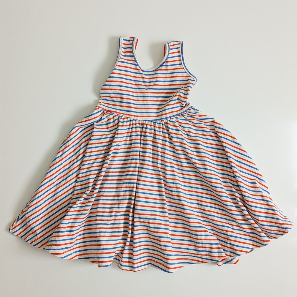 Alice + Ames THE TANK BALLET DRESS IN SALTWATER STRIPE - 4T EUC